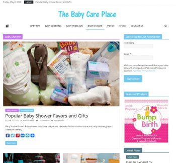 Baby Care Tips And Resource Niche Website
