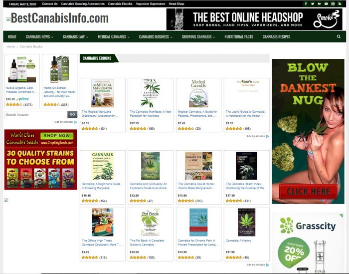 Cannabis, cbd turnkey website store